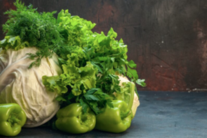 Leafy green vegetables 