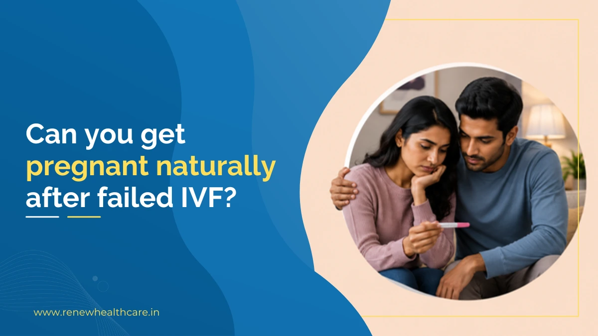 Can you get pregnant naturally after failed IVF?